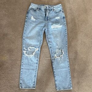 PacSun Light Blue Distressed Skinny Jeans